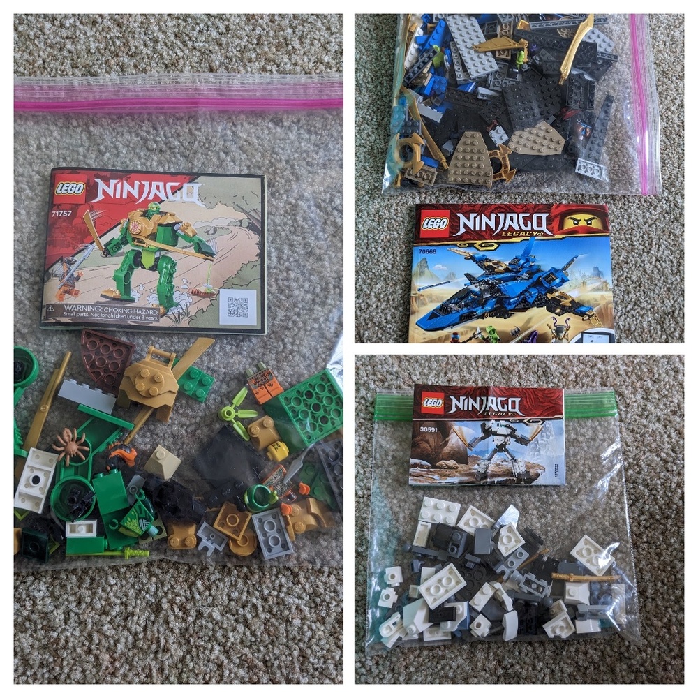 Lego Ninjago- Three Sets